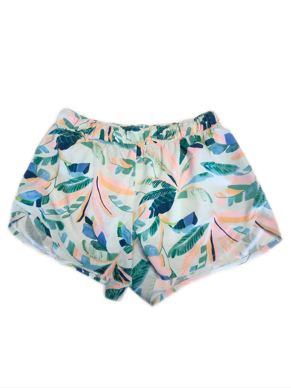Old Navy Active Stretchtech Quick Dry Colorful Tropical Print Shorts, S